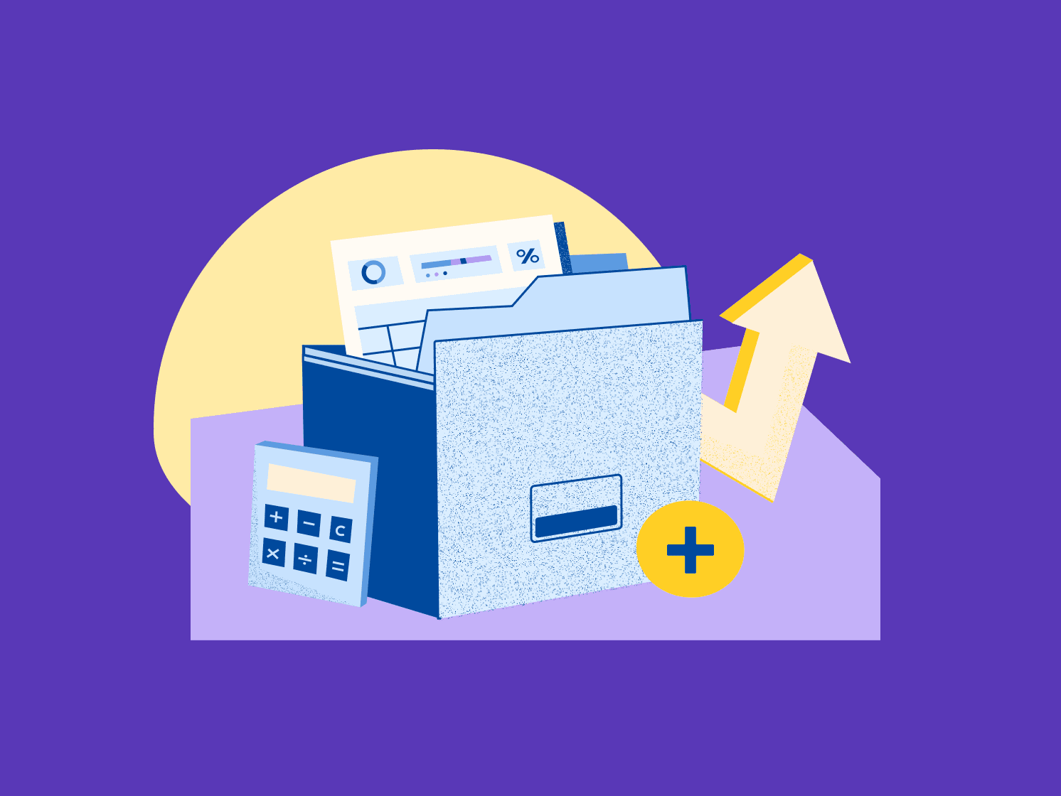 blog hero illustration folder report